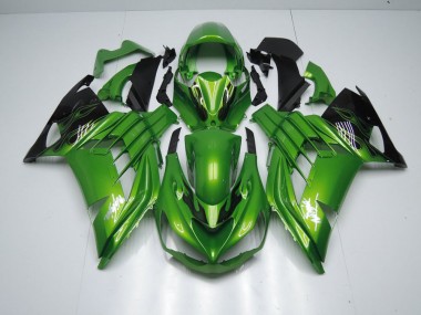 12-21 Green Flame ZX14R ZZR1400 Motorcycle Fairings