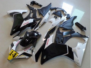 13-15 Black White Denso Rizoma 14 CBR500RR Motorcycle Fairings