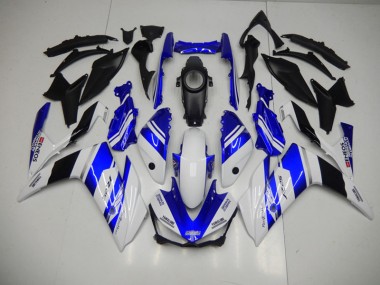 15-22 Blue White Blue White ENEOS YZF R3 Motorcycle Fairings