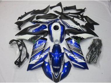 15-22 Monster Blue YZF R3 Motorcycle Fairings