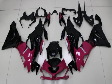 19-23 Pink Black ZX6R Motorcycle Fairings