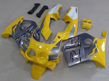 1988-1989 Grey Yellow CBR250RR MC19 Motorcycle Fairings