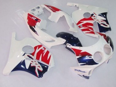 1988-1989 Red and Blue CBR250RR MC19 Motorcycle Fairings