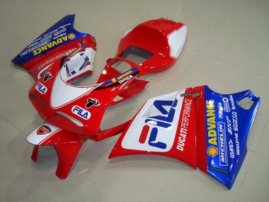 93-05 Red Blue Fila Ducati 748 Motorcycle Fairings