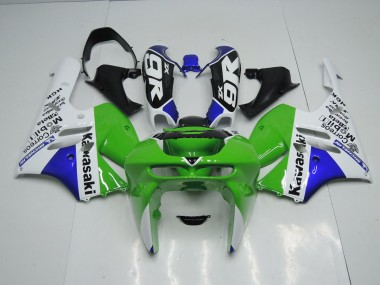 94-97 Green White ZX9R Motorcycle Fairings