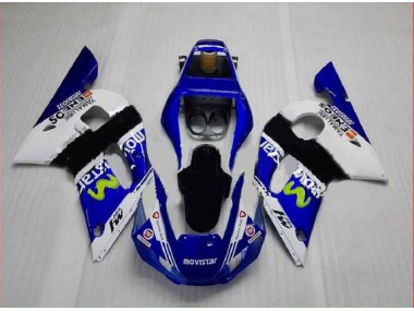 98-02 Blue Green White YZF R6 Motorcycle Fairings