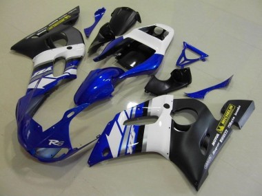 98-02 Blue White and Black YZF R6 Motorcycle Fairings