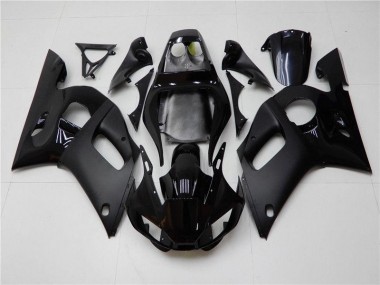 98-02 Glossy Matte Black YZF R6 Motorcycle Fairings