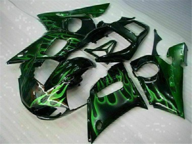 98-02 Green Black YZF R6 Motorcycle Fairings