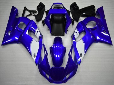 98-02 White Blue YZF R6 Motorcycle Fairings