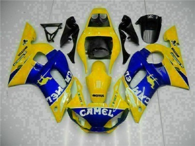 98-02 Yellow Blue YZF R6 Motorcycle Fairings