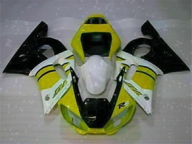 98-02 Yellow White YZF R6 Motorcycle Fairings