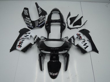 98-99 Black West ZX9R Motorcycle Fairings