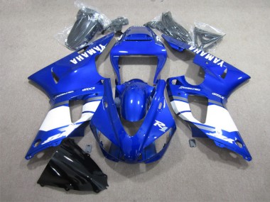 98-99 Blue White Decal YZF R1 Motorcycle Fairings