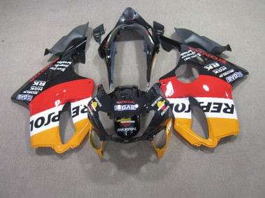 99-00 Red Black Repsol CBR600 F4 Motorcycle Fairings